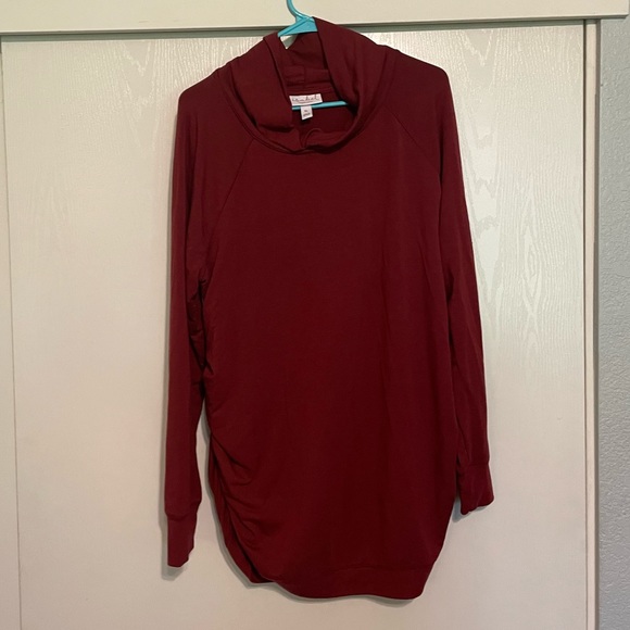 Isabel Maternity by Ingrid & Isabel Tops - Isabel Maternity Turtleneck Tunic